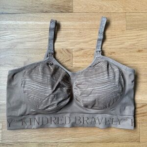 Kindred Bravely Sublime Hands Free Pumping Bra. Color Latte Size L